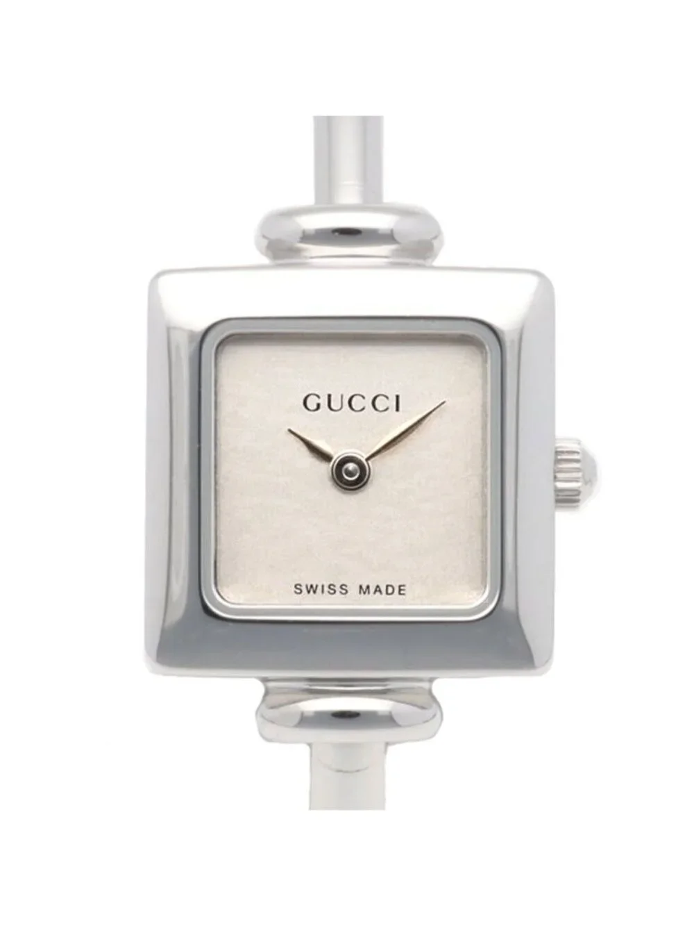 Gucci Watch Clock Stainless Steel Quartz Re